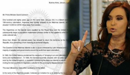 Actualidad Solicitada de CFK en medios ingleses desató la furia kelper (Y CUÁNTO COSTÓ PUBLICAR LA MISIVA)
