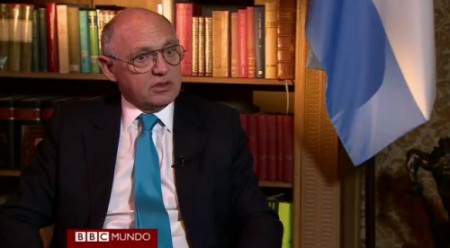 Timerman se refirió a las Malvinas como “islas británicas” INSÓLITO LAPSUS DEL CANCILLER A LA BBC